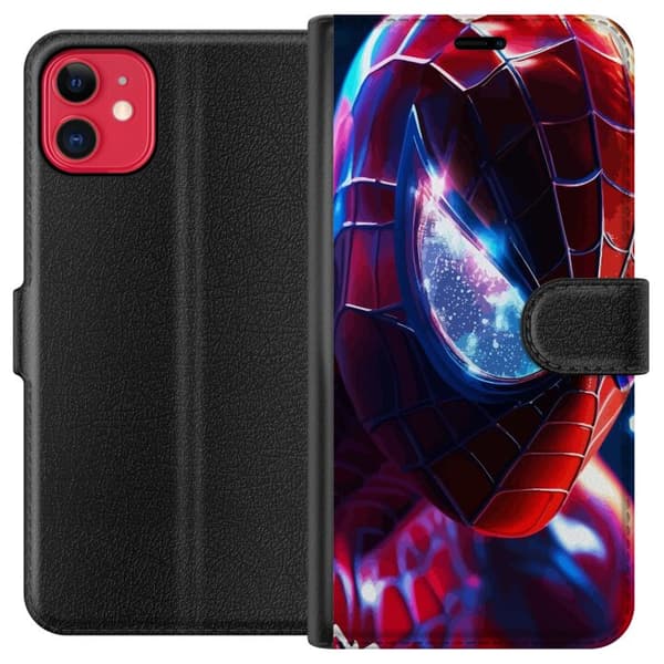 Kompatibel Tegnebogsetui til Apple iPhone 11 Spidermand
