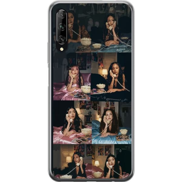 Kompatibelt Mobildeksel til Huawei P smart Pro 2019 KATSEYE retro telefoncollage