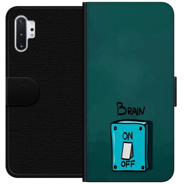 Yhteensopiva Lompakkokotelo Samsung Galaxy Note10+ Brain On Off