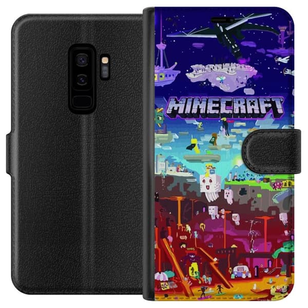 Kompatibelt Lommeboketui til Samsung Galaxy S9+ MineCraft