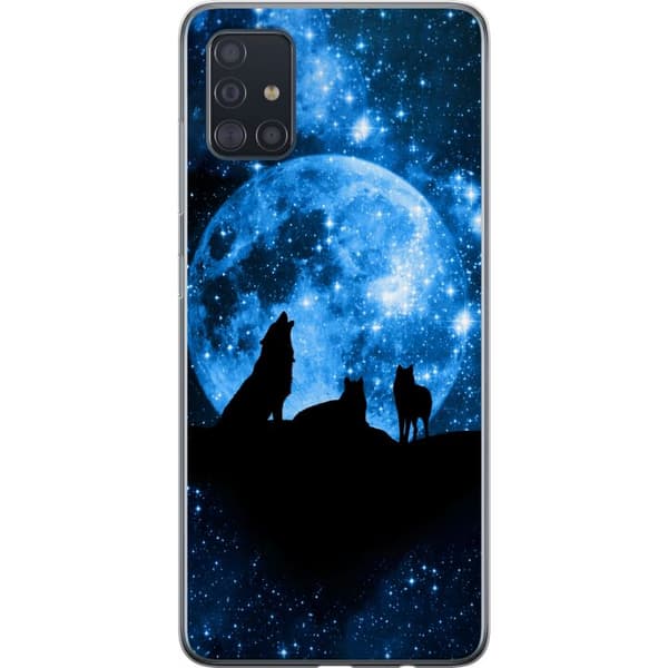 Kompatibelt Mobildeksel til Samsung Galaxy A51 Ulv