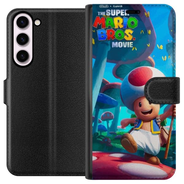 Kompatibel Tegnebogsetui til Samsung Galaxy S23+ Super Mario Bros