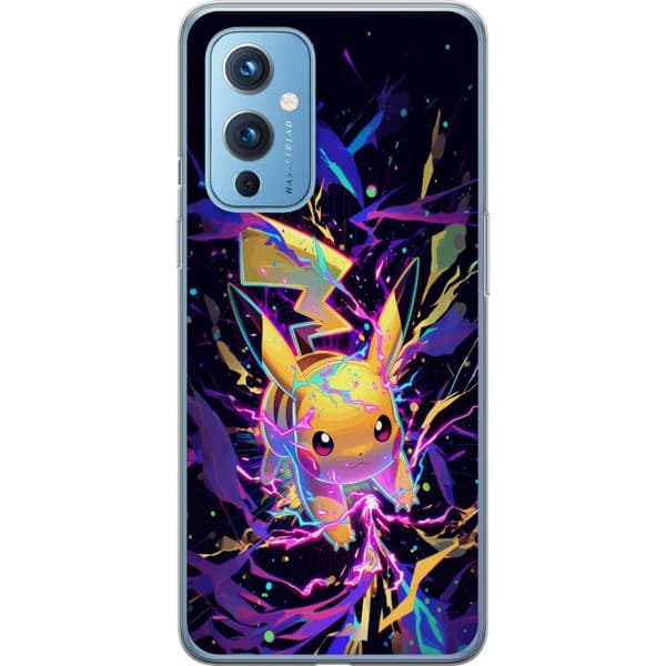 Kompatibelt Mobildeksel til OnePlus 9 Dynamisk Pikachu-motiv med fargerike effekter