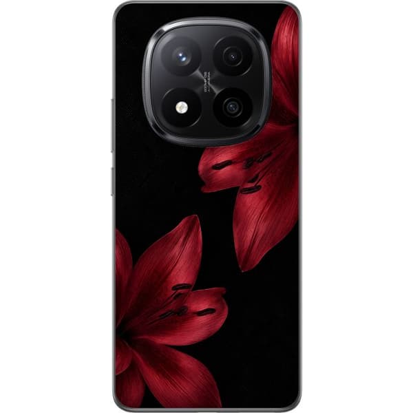 Kompatibelt Mobilskal till Xiaomi Redmi Note 14 Pro+ Red Lily Noir