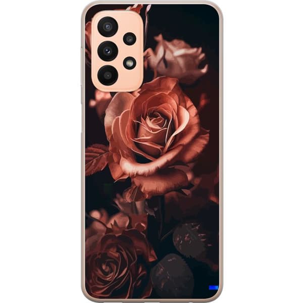 Kompatibelt Mobilskal till Samsung Galaxy A23 Blommor