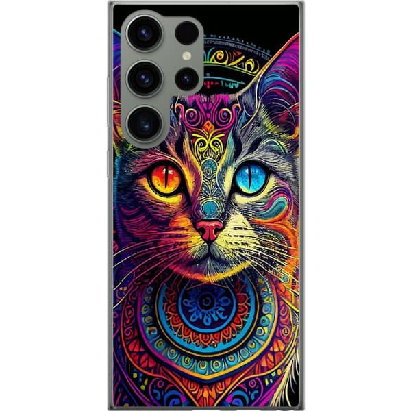 Kompatibelt Mobildeksel til Samsung Galaxy S23 Ultra Katt