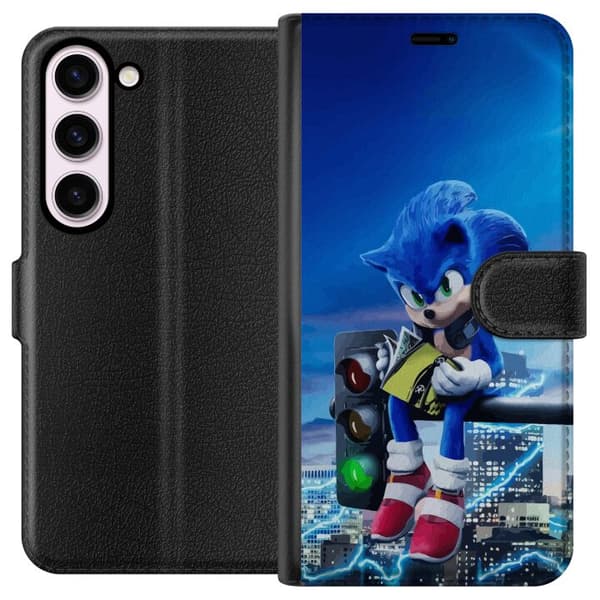 Kompatibel Tegnebogsetui til Samsung Galaxy S23 Sonic the Hedgehog