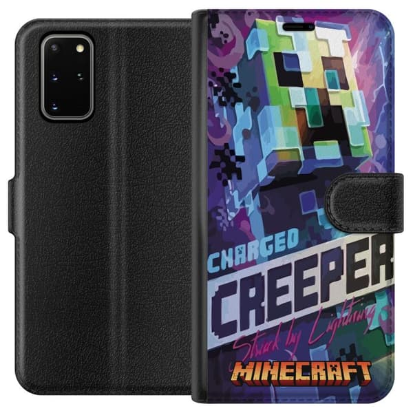 Kompatibelt Plånboksfodral till Samsung Galaxy S20+ Minecraft