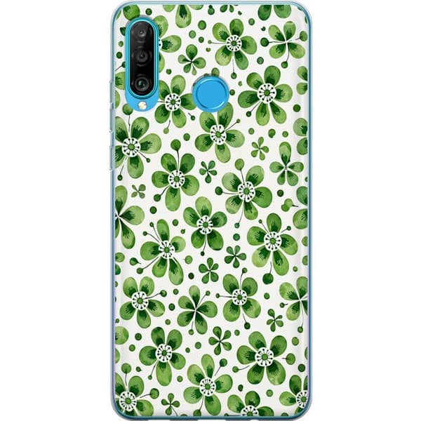 Kompatibelt Mobilskal till Huawei P30 lite Azure Flora