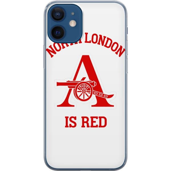 Kompatibelt Mobilskal till Apple iPhone 12 mini Arsenal is red