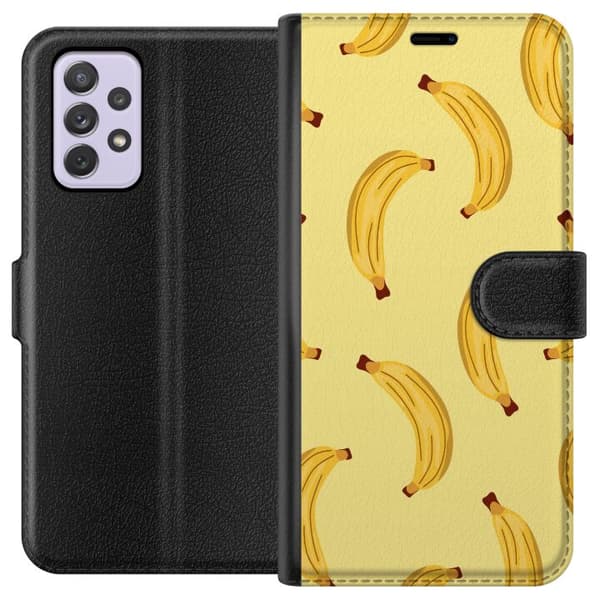 Kompatibelt Plånboksfodral till Samsung Galaxy A52s 5G Banan