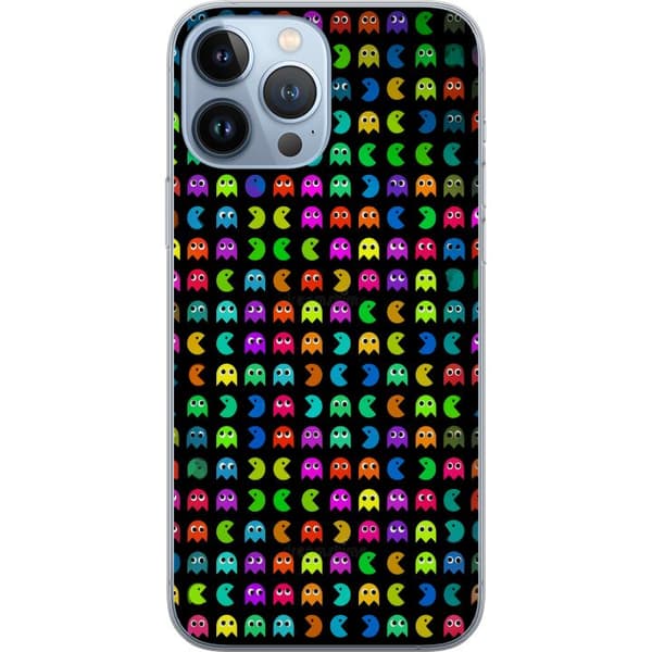Kompatibelt Mobildeksel til Apple iPhone 13 Pro Max Retrospill med Pac-Man og klassiske spøkelser