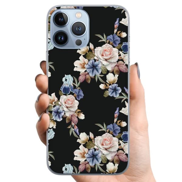 Kompatibelt Mobildeksel til Apple iPhone 13 Pro Max Blomster