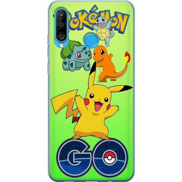 Kompatibelt Mobilskal till Huawei P30 lite Pokemon