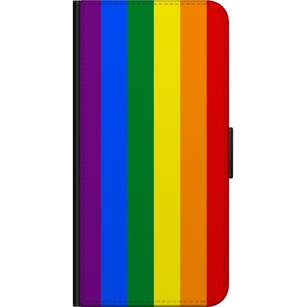 Kompatibelt Plånboksfodral till Samsung Galaxy A20s Pride Flagga