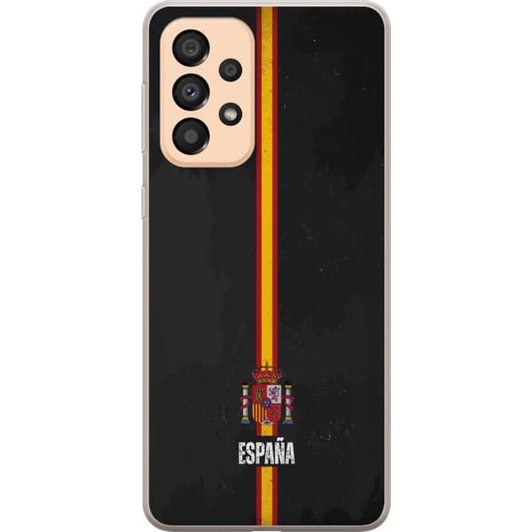 Kompatibelt Mobildeksel til Samsung Galaxy A33 5G Stilig design med Spanias flagg