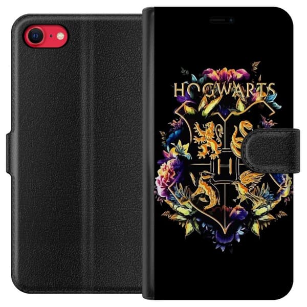 Kompatibelt Plånboksfodral till Apple iPhone 8 Harry Potter - Hogwarts