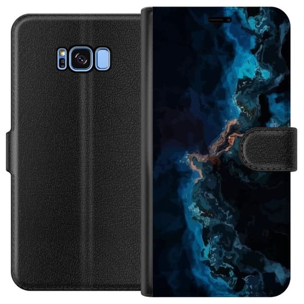 Kompatibelt Plånboksfodral till Samsung Galaxy S8 Galaxy Marmor