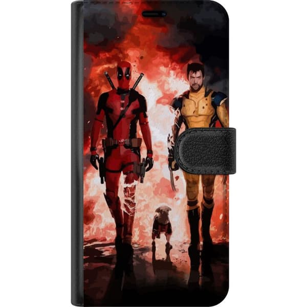 Kompatibelt Plånboksfodral till Samsung Galaxy S21+ 5G Wolverine Deadpool