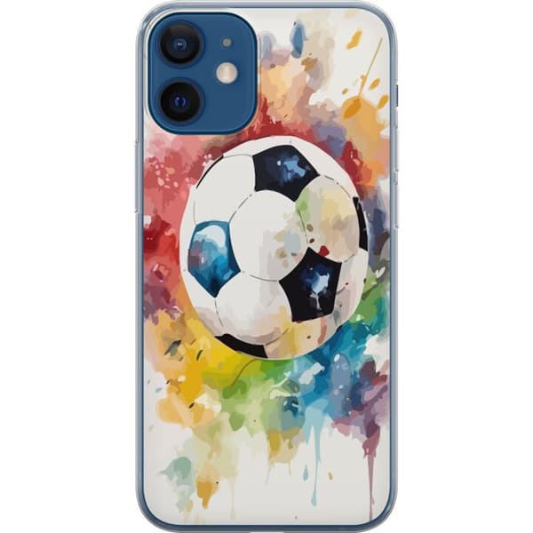 Kompatibel Mobilcover til Apple iPhone 12 Fodbold
