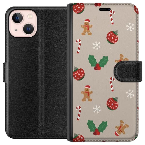 Kompatibelt Plånboksfodral till Apple iPhone 13 mini Christmas