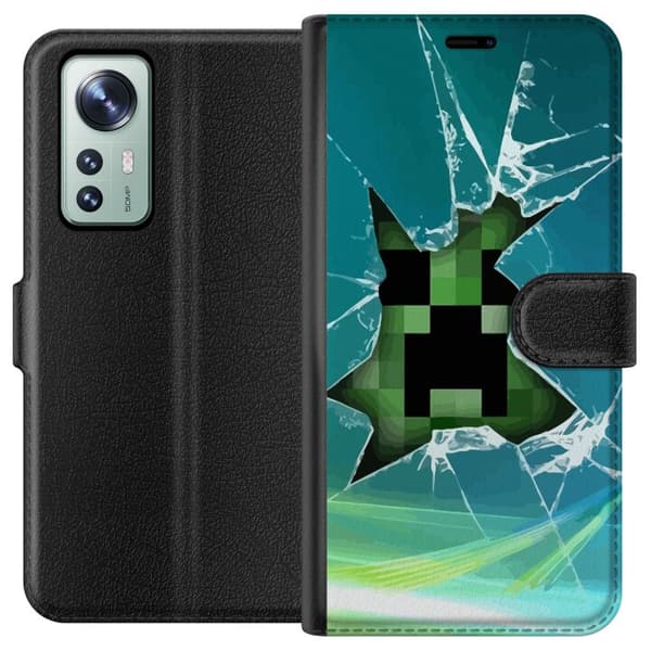 Kompatibel Tegnebogsetui til Xiaomi 12 Minecraft