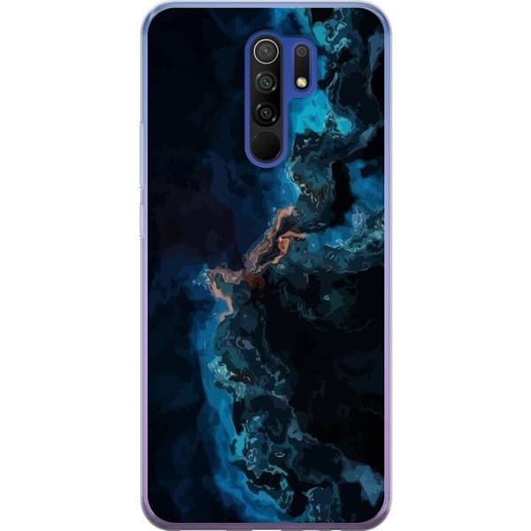 Kompatibelt Mobilskal till Xiaomi Redmi 9 Galaxy Marmor