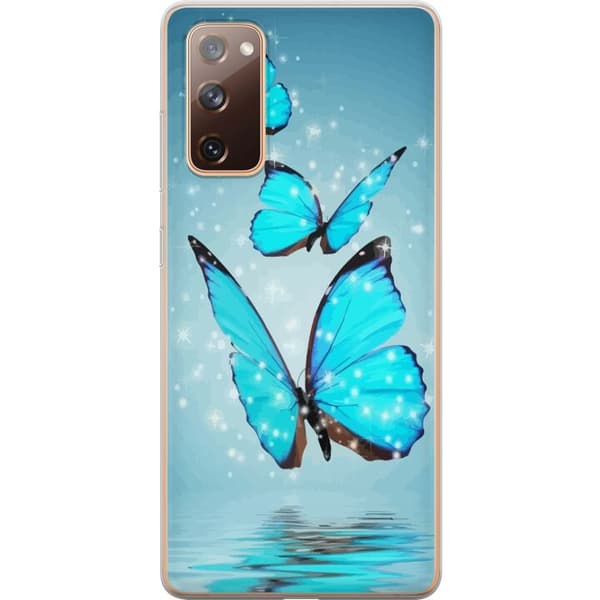 Kompatibelt Mobildeksel til Samsung Galaxy S20 FE Glimrende Sommerfugler