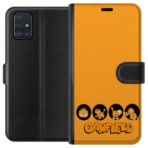 Kompatibel Tegnebogsetui til Samsung Galaxy A51 Garfield