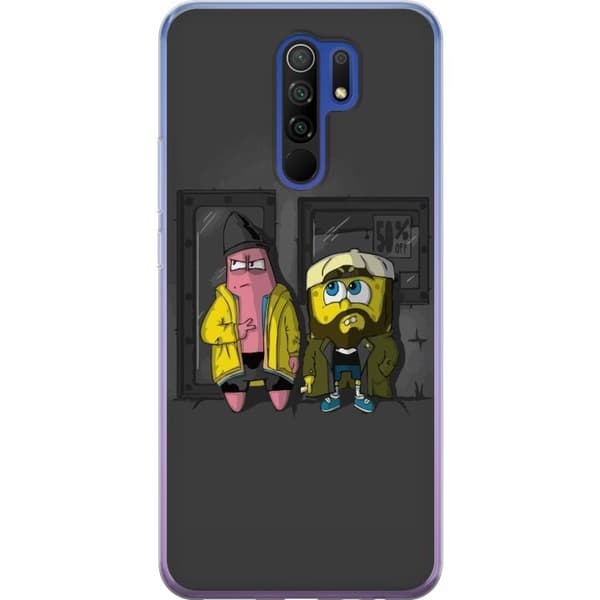Kompatibelt Mobilskal till Xiaomi Redmi 9 Spongebob