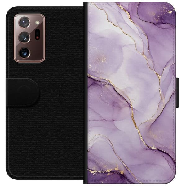 Kompatibelt Lommeboketui til Samsung Galaxy Note20 Ultra Lilla luksus