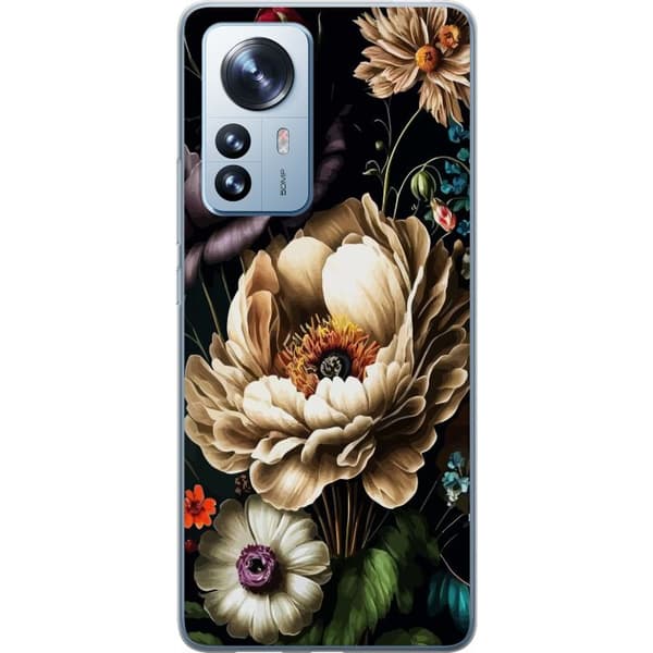 Kompatibelt Mobilskal till Xiaomi 12 Pro Blommor