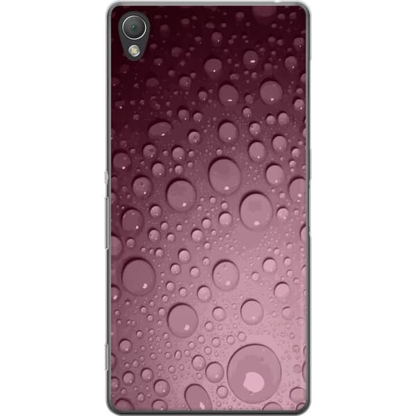 Kompatibelt Mobildeksel til Sony Xperia Z3 Rosa vattendroppar