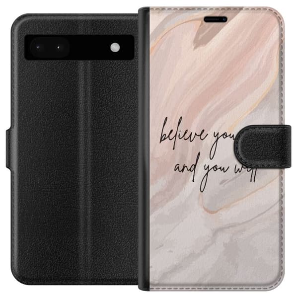 Yhteensopiva Lompakkokotelo Google Pixel 6a Teksti