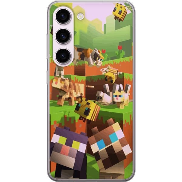 Kompatibelt Mobildeksel til Samsung Galaxy S23 MineCraft