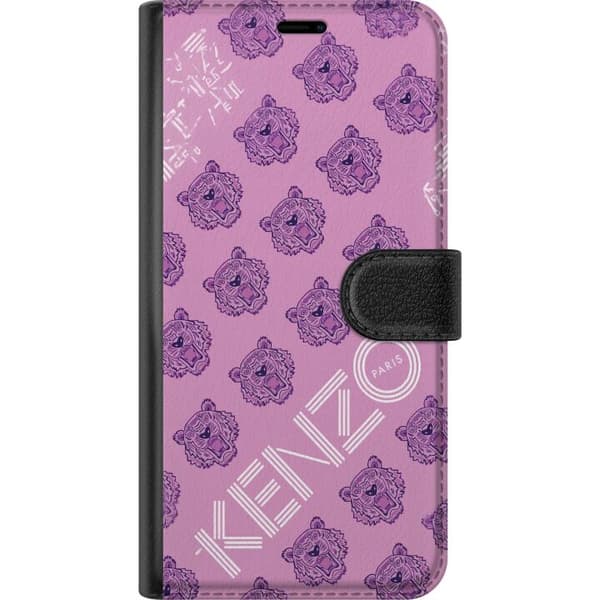 Kompatibel Tegnebogsetui til Apple iPhone 16e Trendy tigermotiv i lyserød design