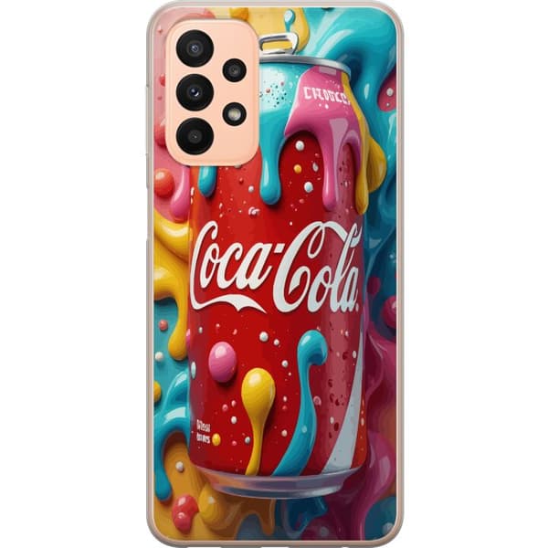Kompatibelt Mobildeksel til Samsung Galaxy A23 Fargesprutboks