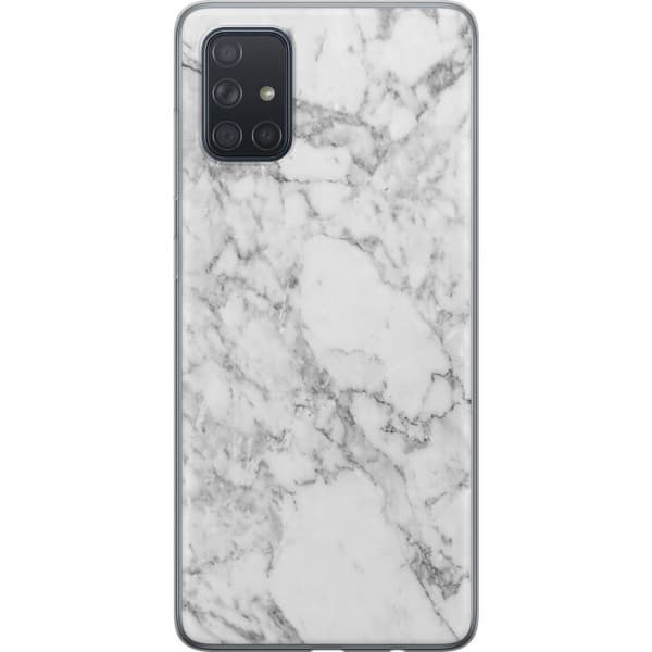 Kompatibelt Mobildeksel til Samsung Galaxy A71 Marmor Hvit