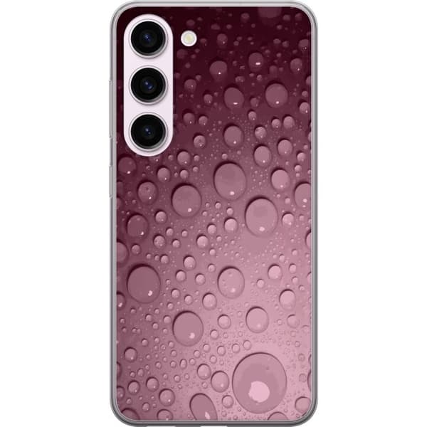 Kompatibelt Mobildeksel til Samsung Galaxy S23 Rosa vattendroppar
