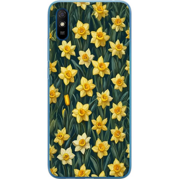 Kompatibelt Mobildeksel til Xiaomi Redmi 9AT Gula påskliljor