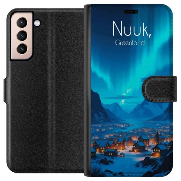 Kompatibel Tegnebogsetui til Samsung Galaxy S21 Nuuk, Grønland