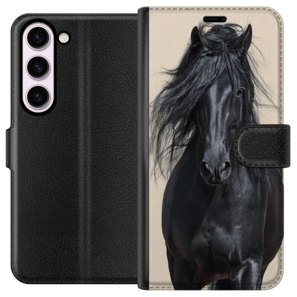 Kompatibelt Plånboksfodral till Samsung Galaxy S23 Horse