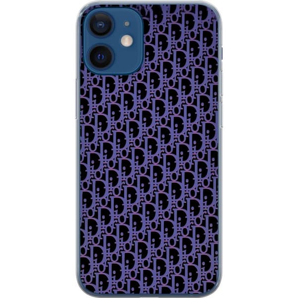 Kompatibelt Mobildeksel til Apple iPhone 12 mini Moderneluksuriøst monogram i stilrent design