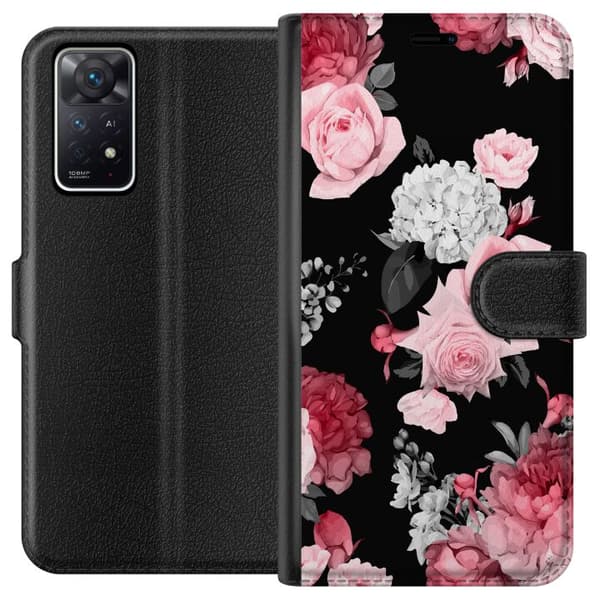 Kompatibelt Plånboksfodral till Xiaomi Redmi Note 11 Pro 5G Floral Bloom