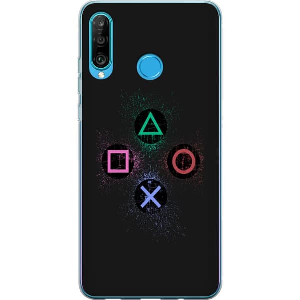 Kompatibelt Mobilskal till Huawei P30 lite Game