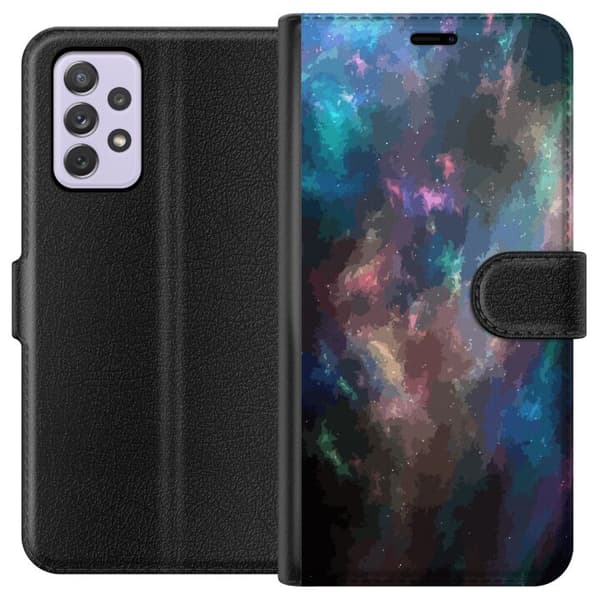 Kompatibelt Lommeboketui til Samsung Galaxy A52s 5G Galakse Marmor
