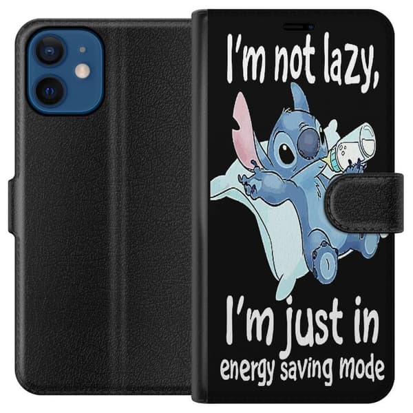 Kompatibelt Lommeboketui til Apple iPhone 12 Strikk Tekst