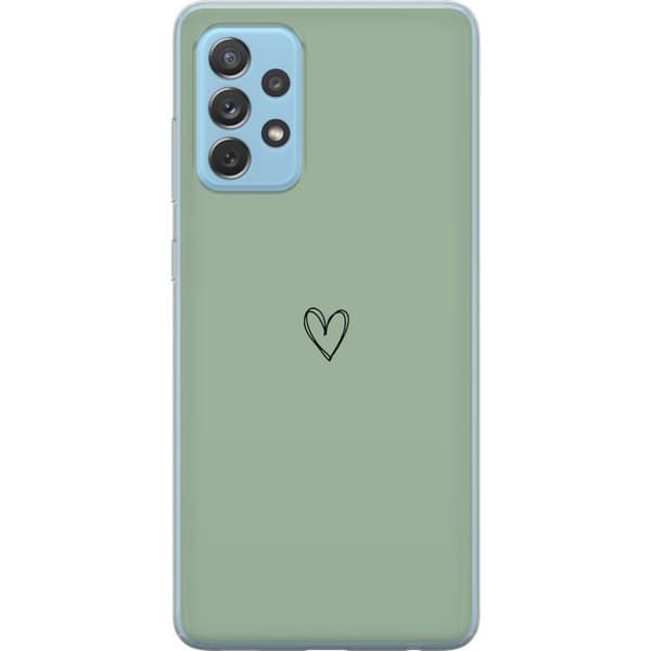 Kompatibelt Mobildeksel til Samsung Galaxy A52 5G Hjerte