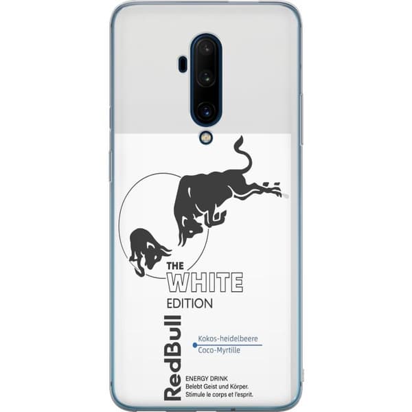 Kompatibelt Mobildeksel til OnePlus 7T Pro Moderne Red Bull White Edition design