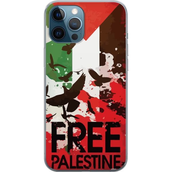 Kompatibelt Mobilskal till Apple iPhone 12 Pro Free Palestine